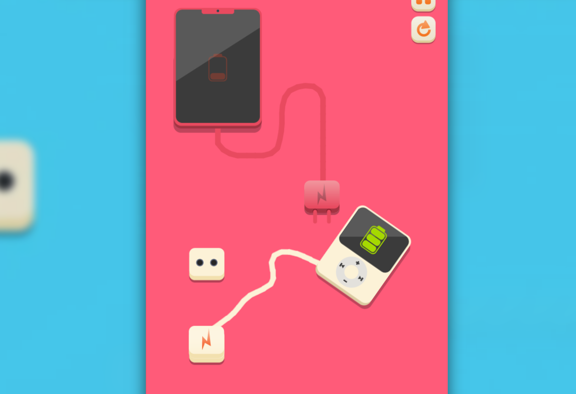 Charge Everything Screenshot showing a level completion screen